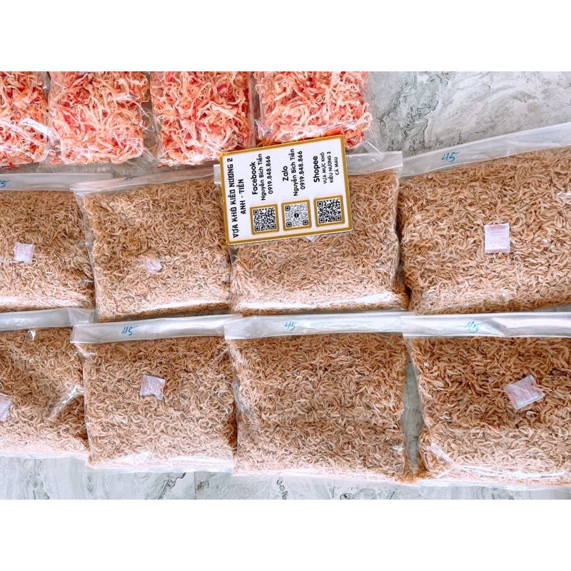 (GIA SỐC )300 g RUỐC (TÉP )BÔNG LAO LOẠI 1 KHÔNG PHẨM MÀU CA MAU