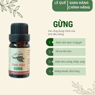 Tinh dầu gừng lê quế 10ml