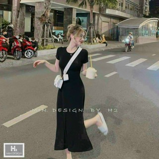 Váy ôm body đuôi cá xẻ sườn