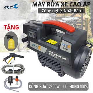 Máy rửa xe gia đình áp lực cao S500, máy rửa xe mini công suất 2300w, vệ sinh sân vườn, nhà cửa, tưới cây