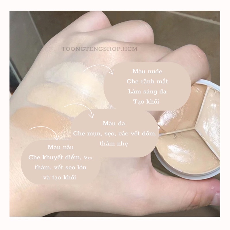 Che khuyết điểm và tạo khối 3in1 chính hãng Sweetmint