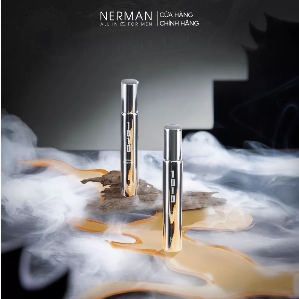 Bộ 3 chai nước hoa nam Nerman 4000 - VERSION 2 với 3 hương 968 - 1010 - 1077 thơm mạnh mẽ đầy nam tính, lưu hương đến 8h