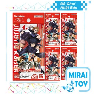<Có sẵn> Pack Thẻ Bài Jujutsu Kaisen 4 Metal Collection Chính Hãng Chưa Bóc mới 100%