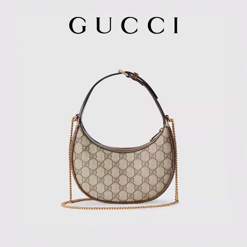 Túi GC nhỏ đeo vai hình bán nguyệt cho nữ túi đeo sát nách