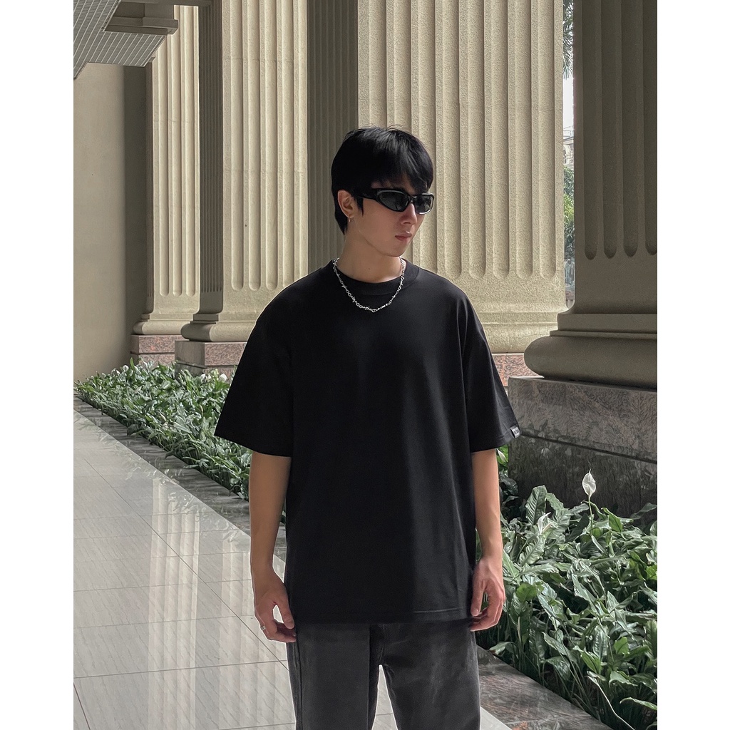 Áo thun unisex MONSTER X STREET Basic Tee phông tay lỡ trơn nam nữ form rộng Local Brand
