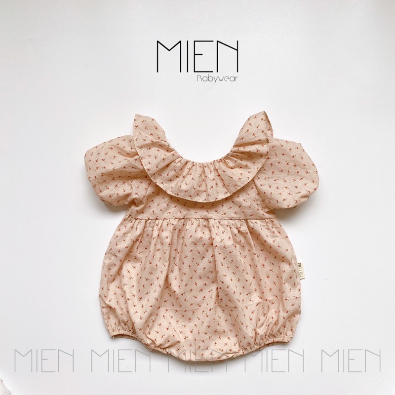 (R15) Bodysuit cổ bèo hoa nhí MIEN cho bé gái