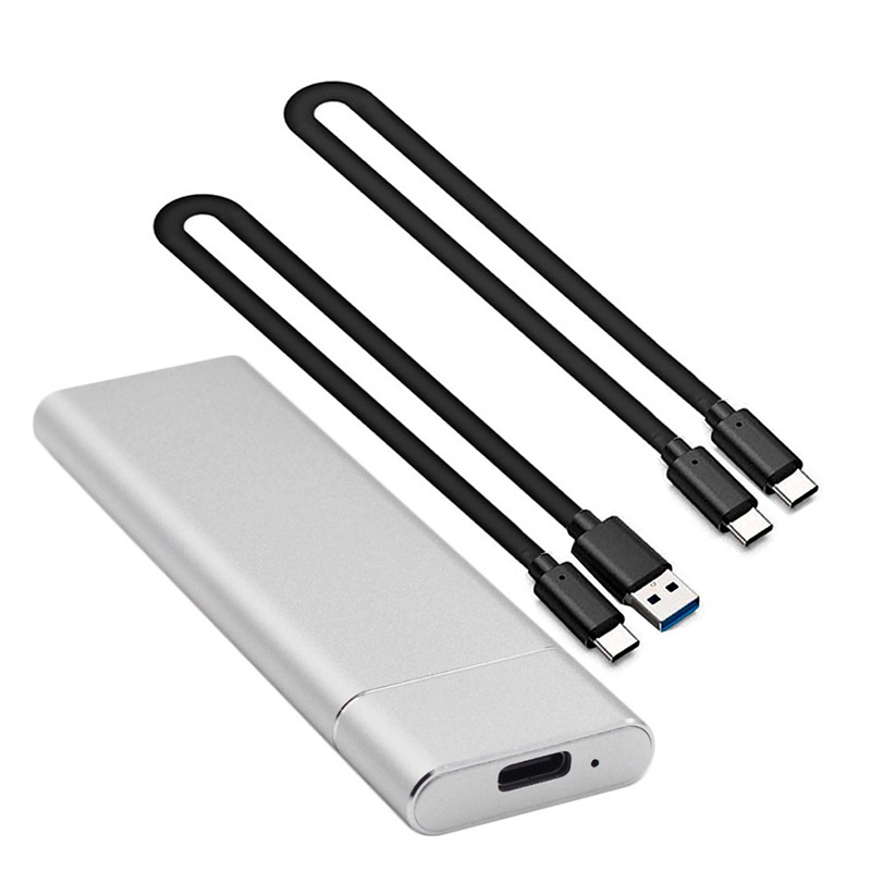 Box SSD M.2 PCIe NVMe, M.2 SATA BX77 vỏ nhôm USB3.1 type-C