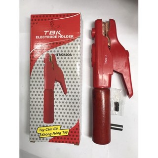 Kiềm hàn cán gỗ hiệu tbk 600a dành cho máy hàn