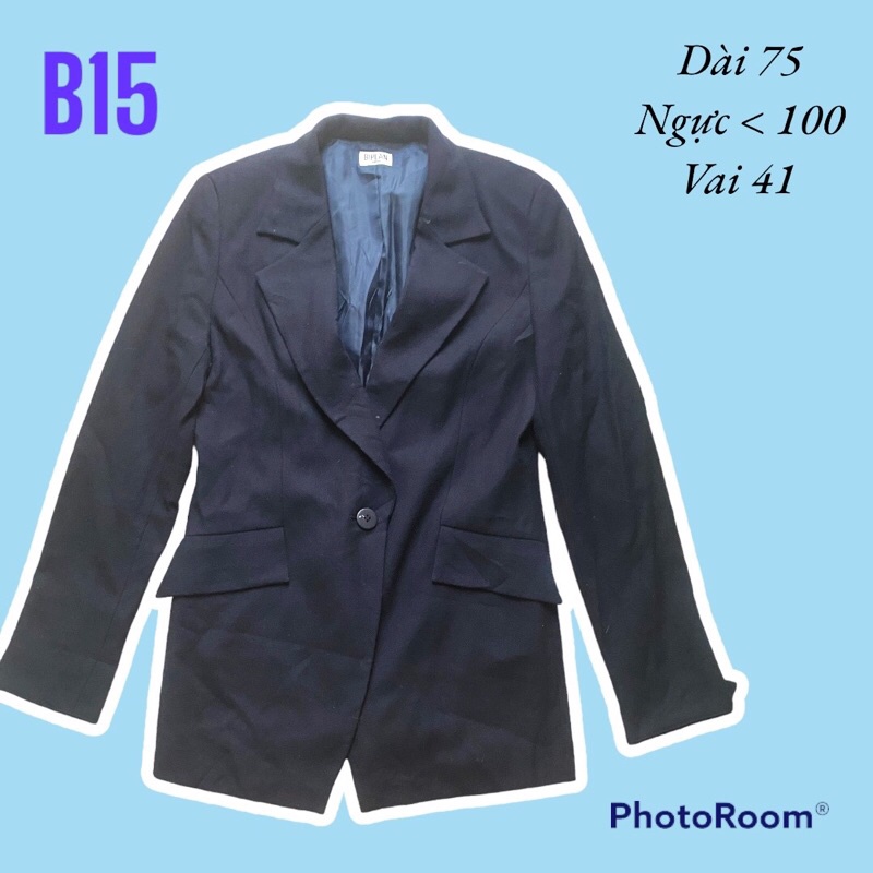 ÁO BLAZER 2HAND 2 LỚP B15 (Tiny si)