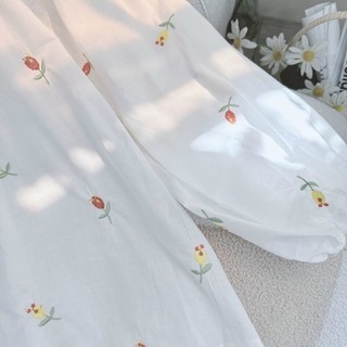 ÁO BABYDOLL THÊU HOA