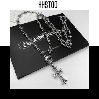 Dây chuyền, Vòng cổ Chrome heart, Dây chuyền bạc chuỗi thánh giá có thể tùy chỉnh kích thước, phụ kiện thời trang HHST00