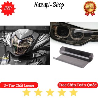 Decal đen khói dán đèn pha xe máy oto…..