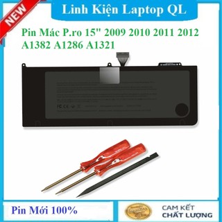Pin laptop p.ro 15 inch a1286 2009 2010 a1321 2011 2012 a1382