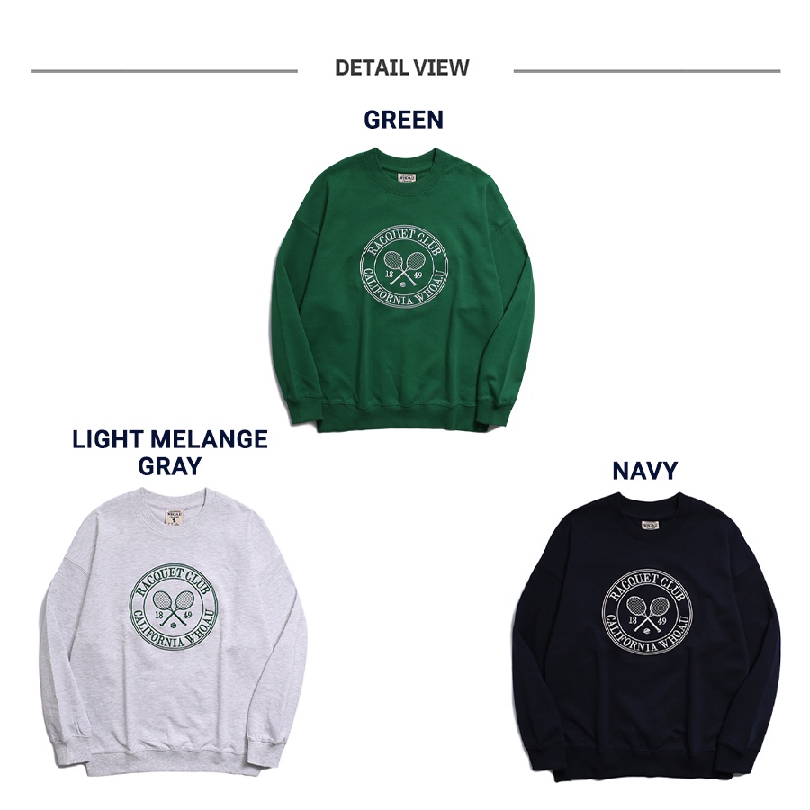 Áo Tennis Letter Sweatshirt (2 mặt) WHO.A.U WHMWD2321U