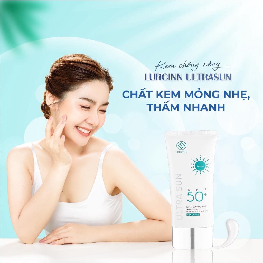 Kem chống nắng Lurcinn Ultra Sun bảo vệ và nâng tone da