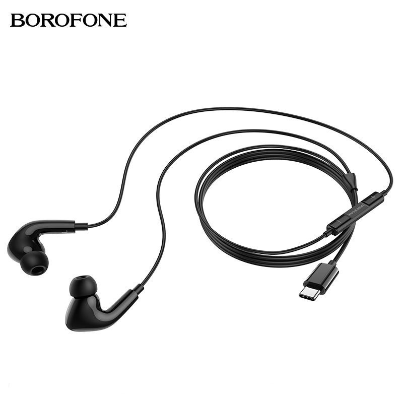 Tai nghe nhét tai BOROFONE BM30 PRO chân Type C, nghe hay có mic đàm thoại, dây dài 1.2m - Hifi audio