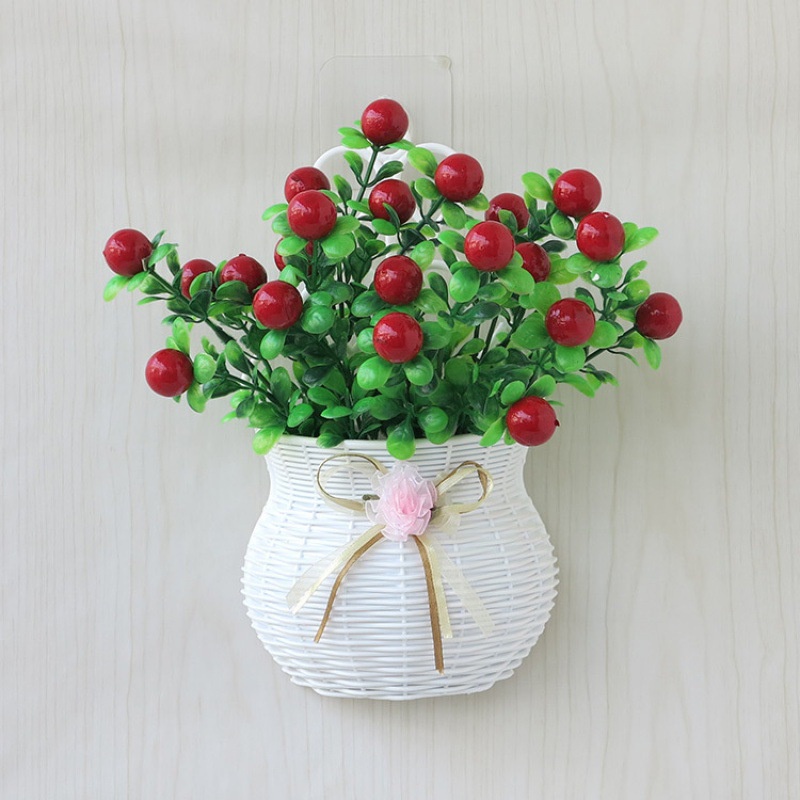 Giỏ hoa treo tường nhiều màu siêu xinh