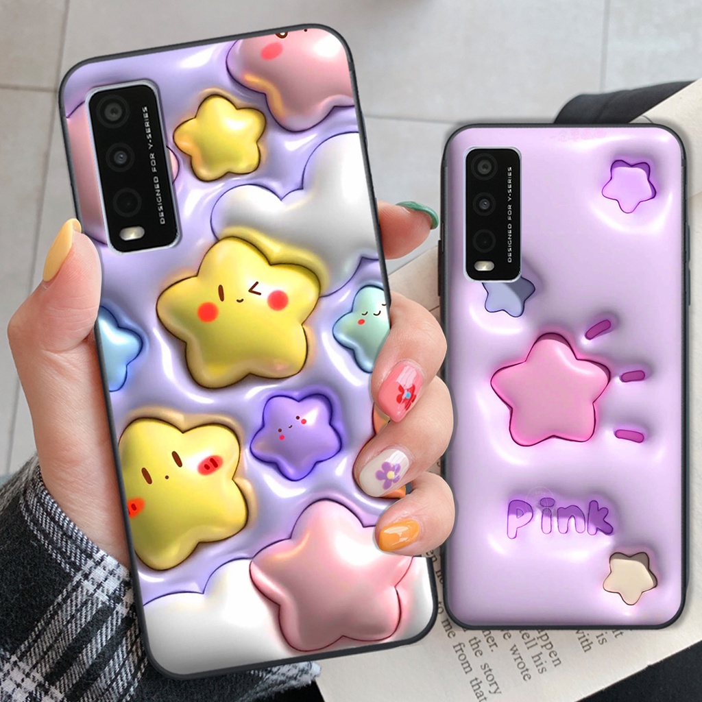 Ốp Vivo Y20 in phẳng hiệu ứng 3D giả nổi siêu thật, cực xinh, cá tính
