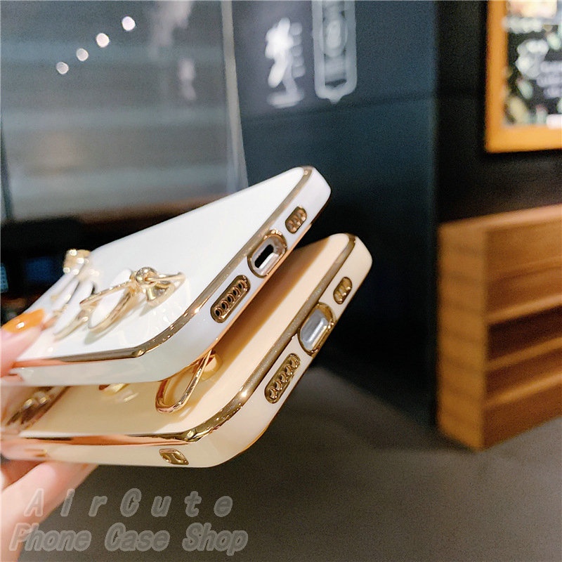 Ốp lưng Samsung J7 Pro Prime J6 J6+ J4 J4+ Plus A7 2018 SamsungJ7 SamsungJ6 SamsungJ4 SamsungA7 Electroplating Protect Camera Love Bracelet Soft Case