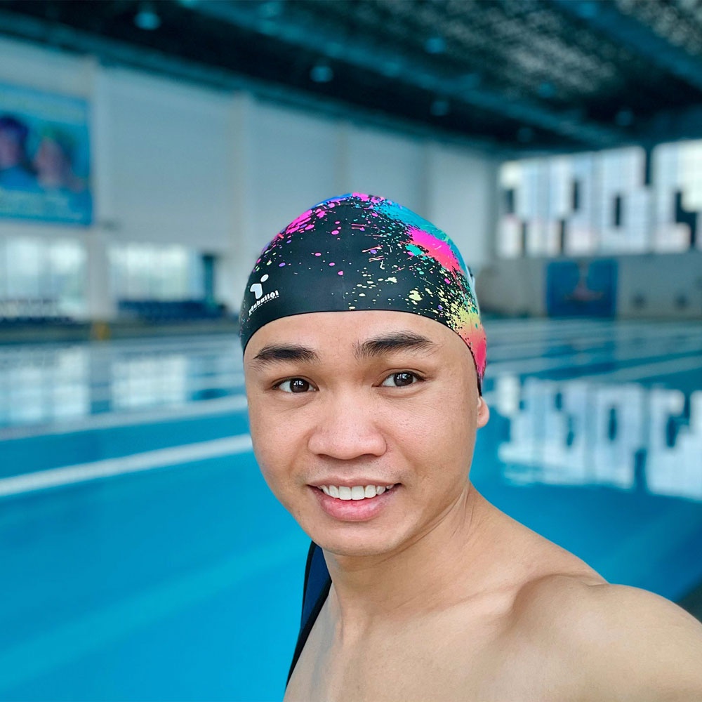 Mũ Bơi Silicone YBL2301 Spray Colors