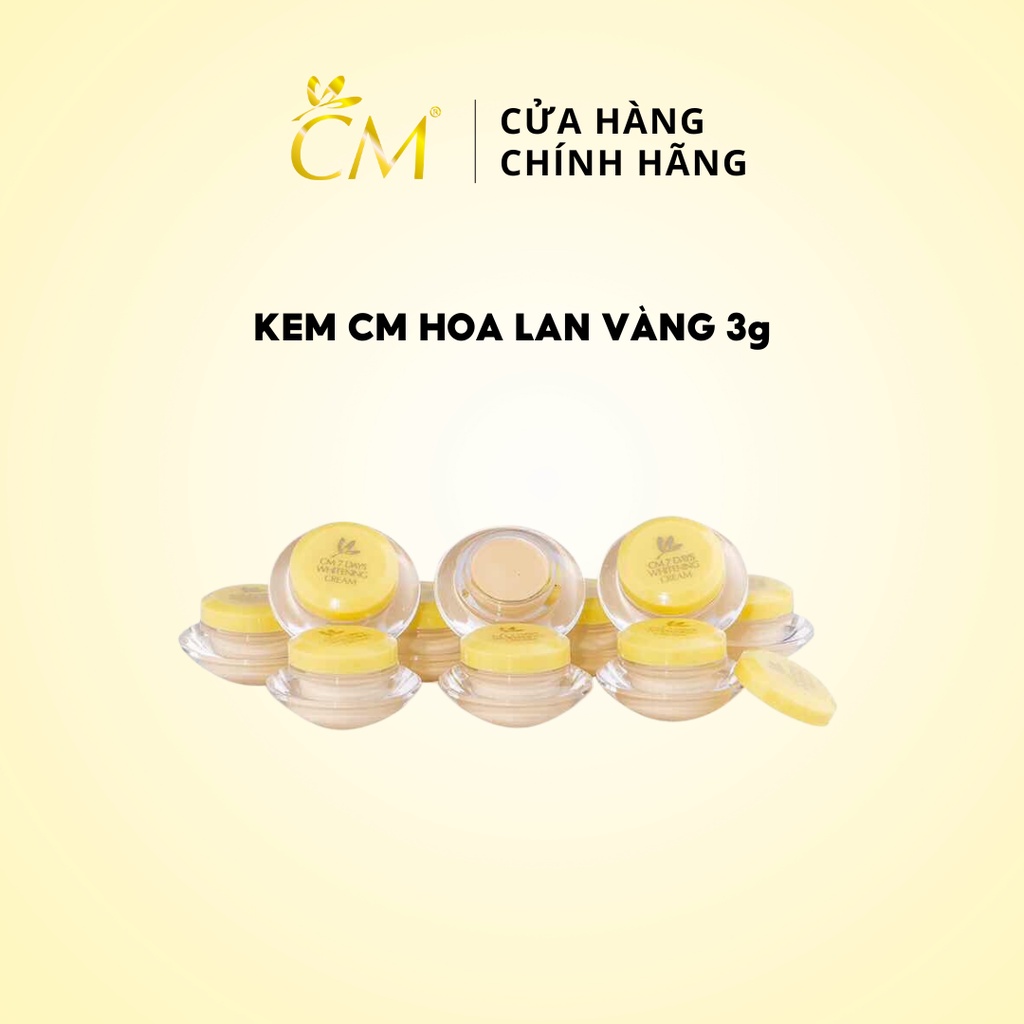 Kem CM Hoa Lan Vàng 3g Dưỡng Trắng Da