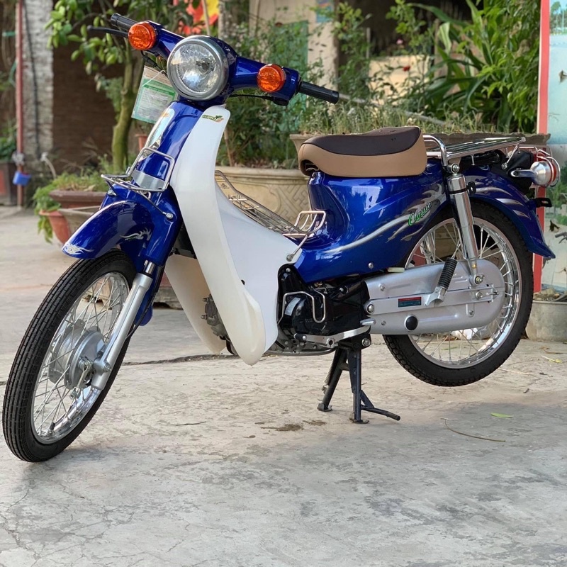 Pha đèn lét 2 tầng xe máy cúp kiểng đời mới chạy điện 12v