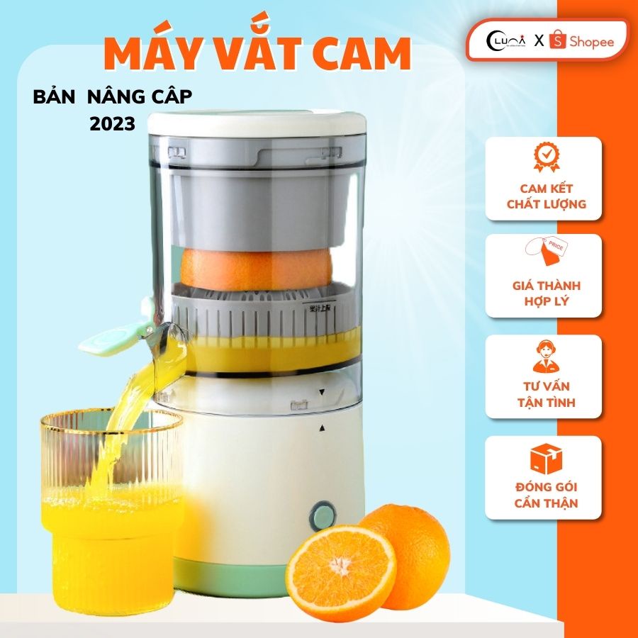 Máy vắt cam tự động, Máy ép trái cây không dây, đa năng tiện lợi, Sạc Pin nhanh, LUNA STORE