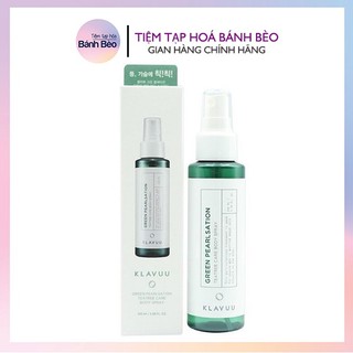 Xịt Mụn Lưng Body Klavuu Green Pearlsation Tea Tree Care Body Spray 100ml