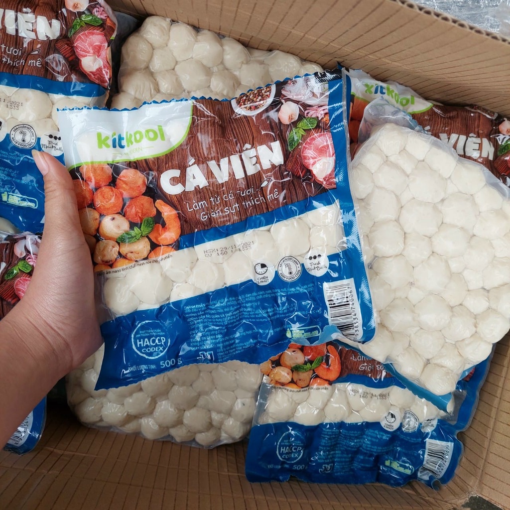 Cá viên 500g Lacusina / Kitkool / Jofood ngon
