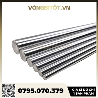 Thanh ray trượt tròn phi 25 dài 500mm, 600mm , 1000mm, 1500mm
