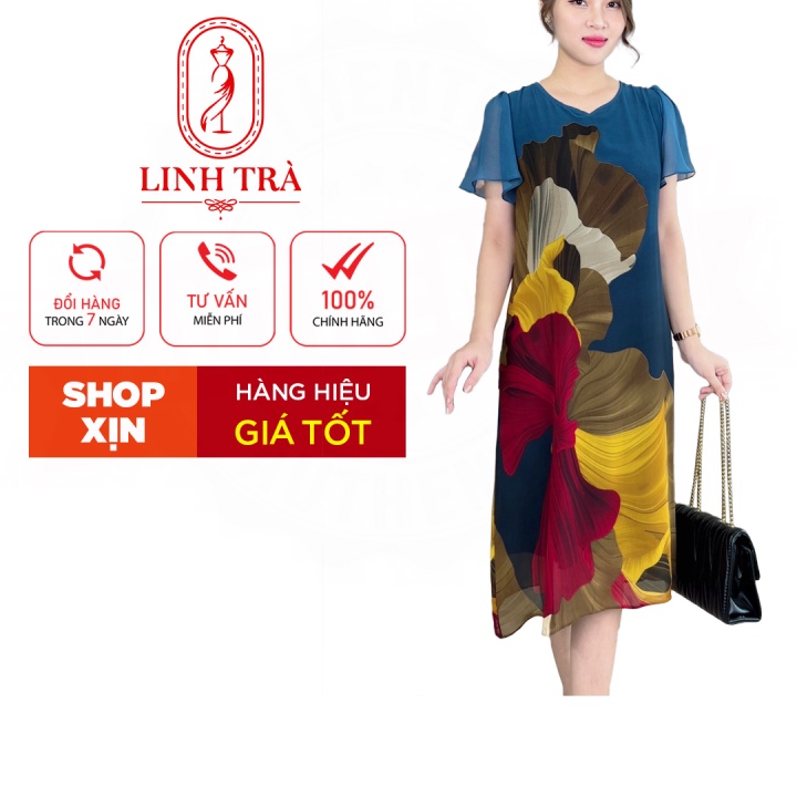 (TM 601) Cao Cấp Vải Voan Hàn Bigsize Co Dãn Quý Phái Đa Dụng Cho Quý Bà U40 U50 (2HAND TUYỂ