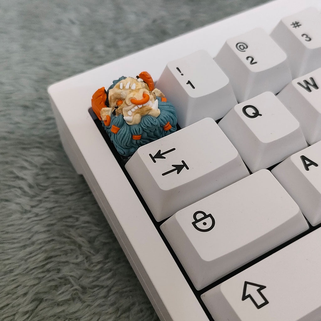 Keycap Bara Clone trang trí bàn phím cơ màu carbon