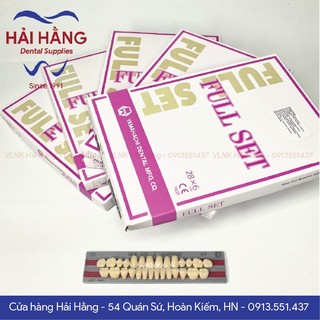 Răng nhựa tháo lắp New Ace - 28 cái/vỉ
