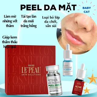 Peel da vi tảo Lepeau sạch mụn thâm sẹo rỗ, hàng công ty phân phối chính hãng