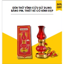 Đèn Thờ Vĩnh Cửu Sử Dụng Bằng Pin, Thiết Kế Cổ Kính Đẹp -shianhome-