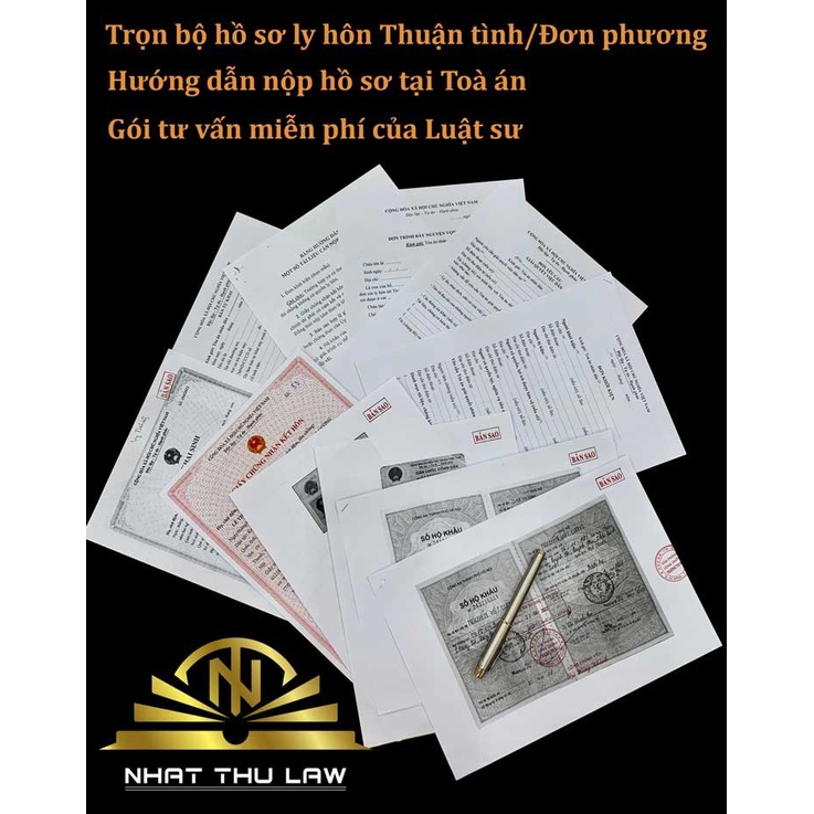 Bộ hồ sơ ly hôn đơn phương và thuận tình của Toà án + Hướng dẫn chi tiết của Luật sư chuyên về hôn nhân gia đình