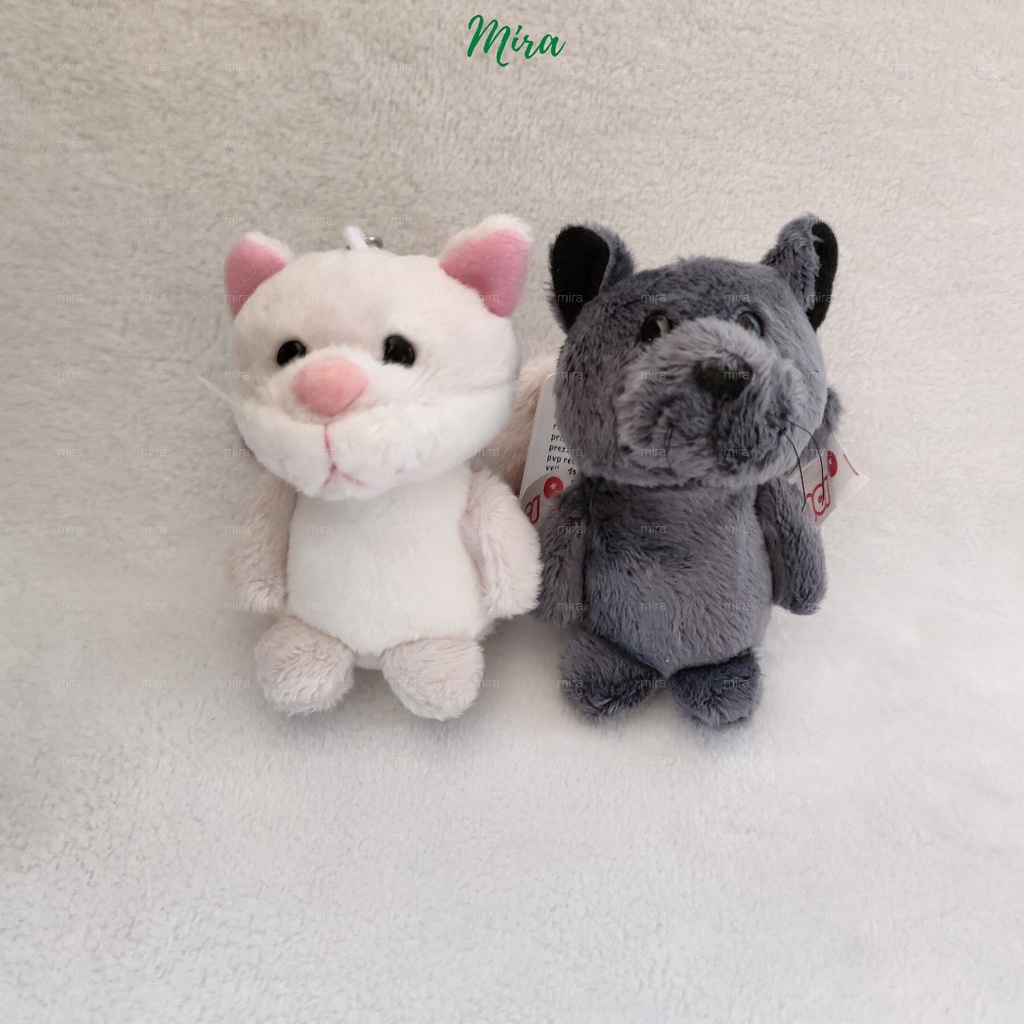 Móc Khóa Gấu Bông Mini Đeo Cặp, Treo Balo Thương hiệu NICI Quà Sinh Nhật Cho Nữ 10cm MIRA-GB28002