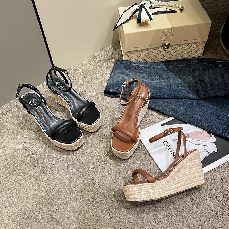 Giày Cao Gót Sandal Xuồng Quai Mảnh
