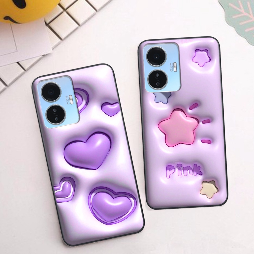 Ốp Vivo Y55 2022 in phẳng hiệu ứng 3D giả nổi siêu thật, cực xinh, cá tính