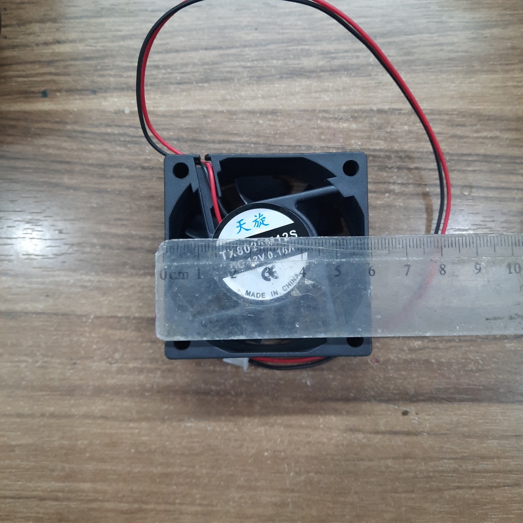 Quạt tủ sấy, máy sấy quần áo 12V kích thước 6x6cm - 8x8cm - 9x9cm - 12x12cm