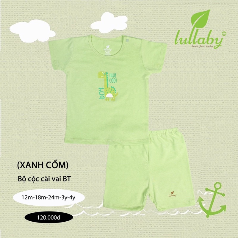 BỘ CỘC TAY CÀI VAI LULLABY CHO BÉ TRAI
