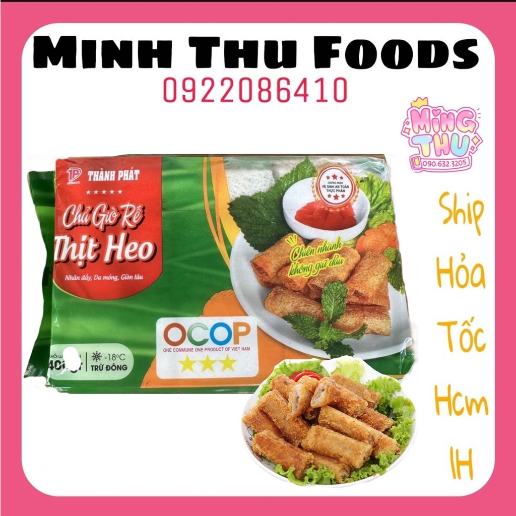 Chả giò rế nhân thịt heo TP 400g
