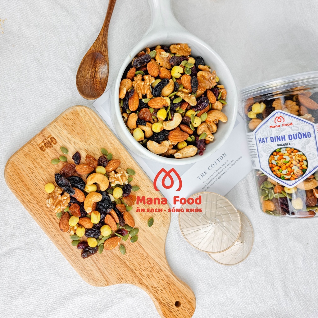 Granola Siêu Hạt Cao Cấp Mana Food 500G