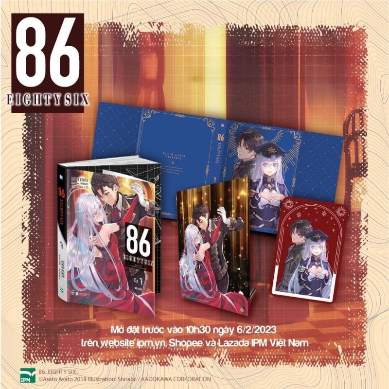 86 - Eighty Six 7 Bản Sưu Tầm ( Tặng kèm bìa áo hai mặt, standee arycylic, postcard)