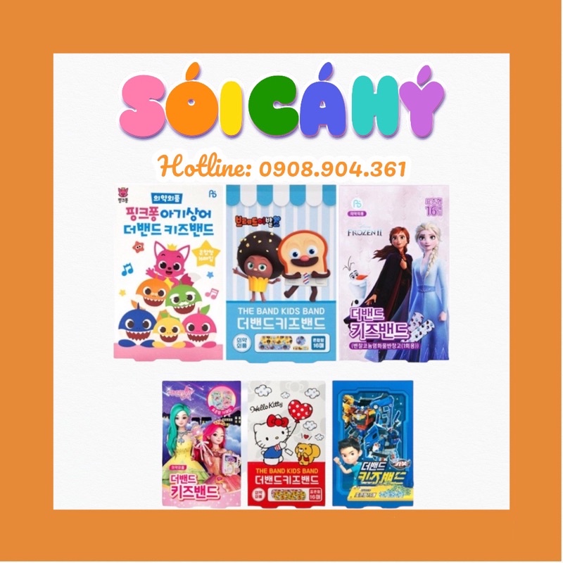 Băng Keo dán cá nhân cho bé Hàn Quốc