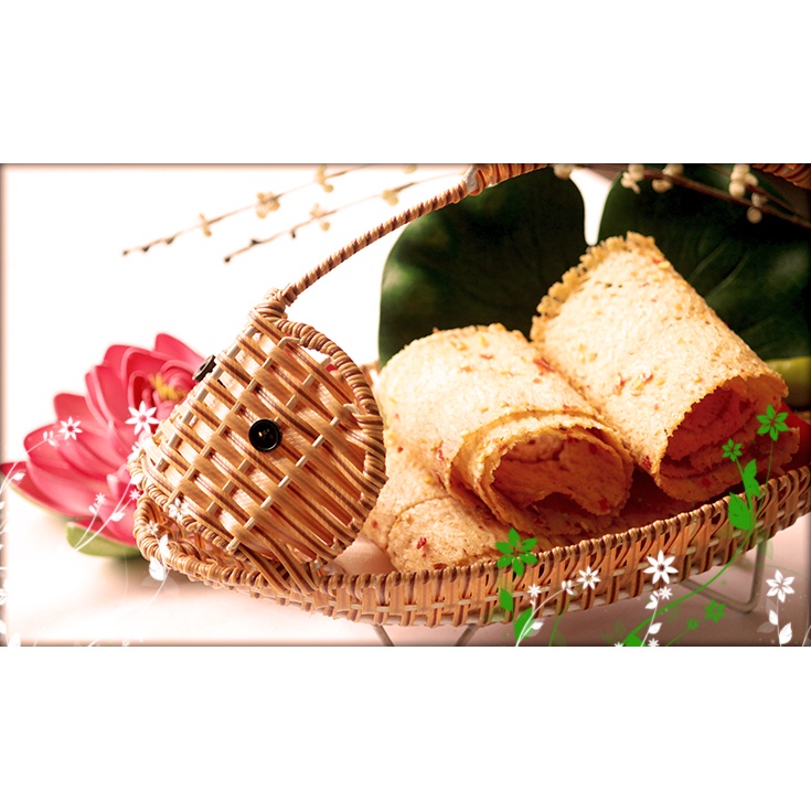 Mực cán tẩm gia vị Damex gói 200g, đồ ăn vặt thơm ngon nguyên chất