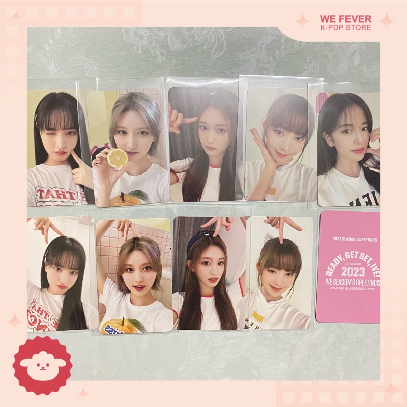 Lẻ thẻ bo góc 2023 Season’s Greeting POB | IVE | Của web Synnara, Starship Square