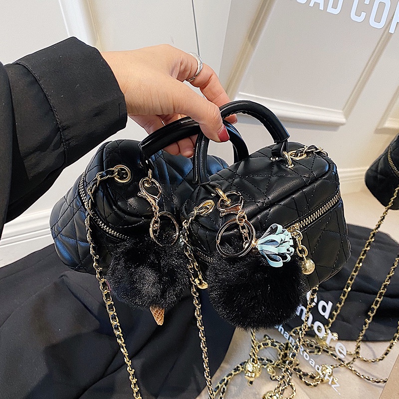 IELGY Túi Đeo Chéo Dây Xích Hình Thoi Nhỏ Đơn Giản Thời Trang Mùa Hè Dành Cho Bạn Nữ