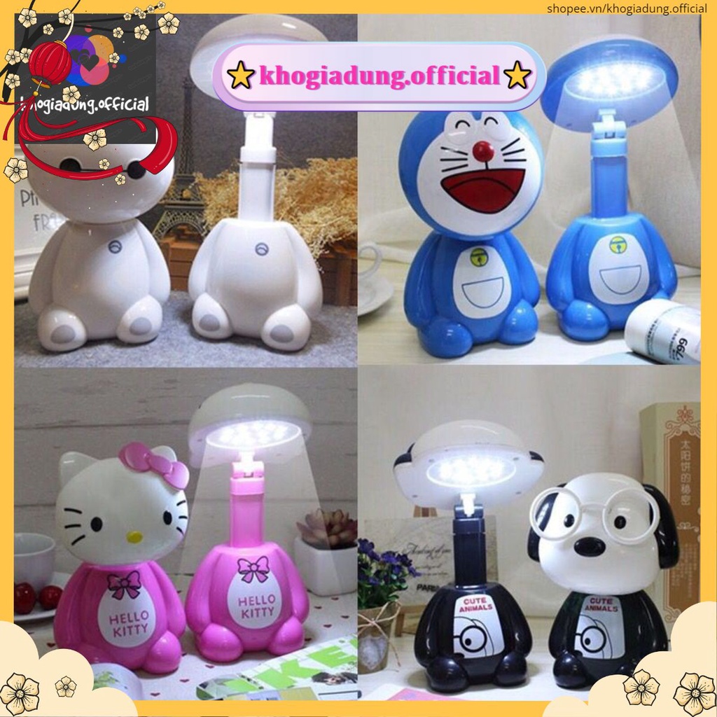Đèn Học Led sạc điện hình thú đoremon, hero, kitty siêu ngộ nghĩnh, chống cận, chống lóa ⭐𝐤𝐡𝐨𝐠𝐢𝐚𝐝𝐮𝐧𝐠.𝐨𝐟𝐟𝐢𝐜𝐢𝐚𝐥⭐