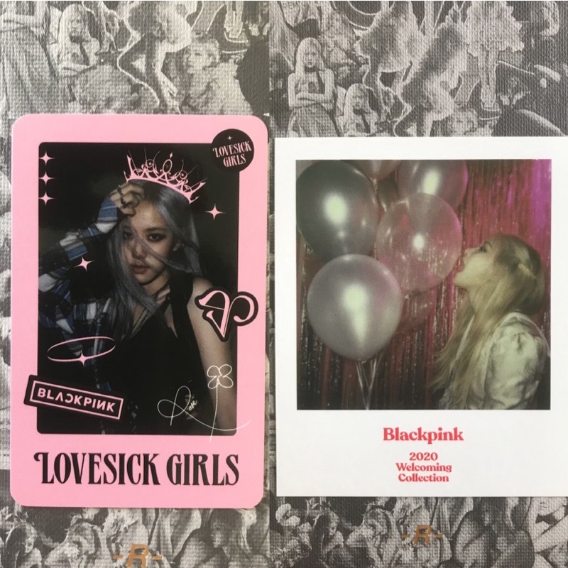 [Official]Blackpink| Card Rosé đợt playing card_ Card,Pola Jennie, Rosé WC20